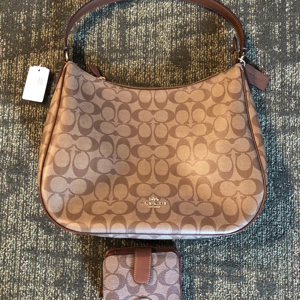 Coach bag and matching wallet
